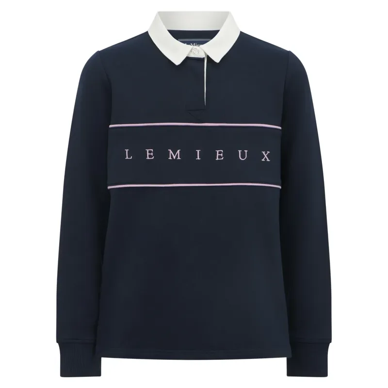 LeMieux Young Rider Riley Rugby Shirt - Navy-1