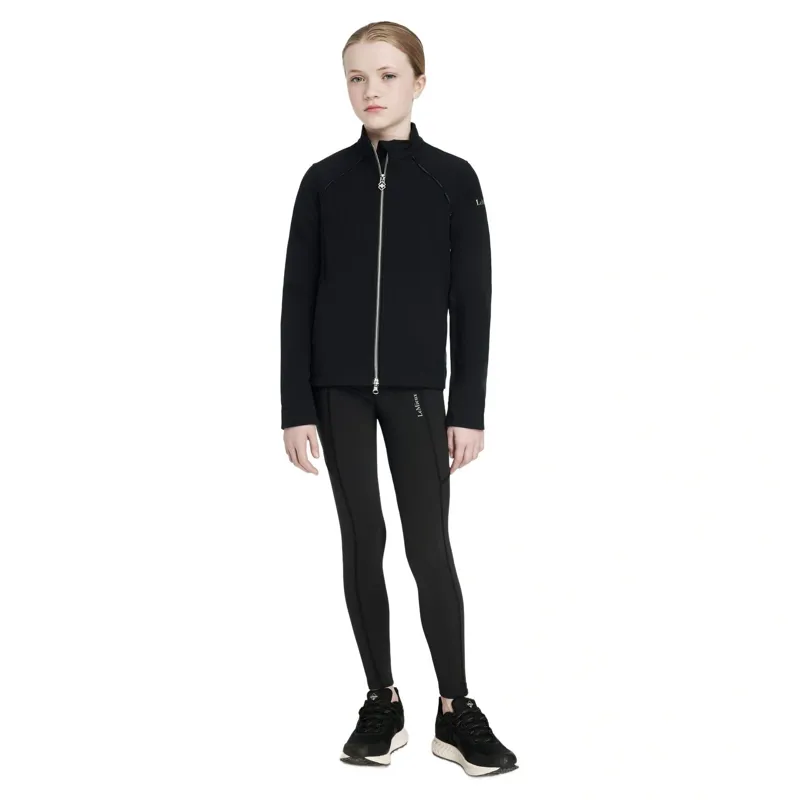 LeMieux Young Rider Softshell Jacket - Black-2