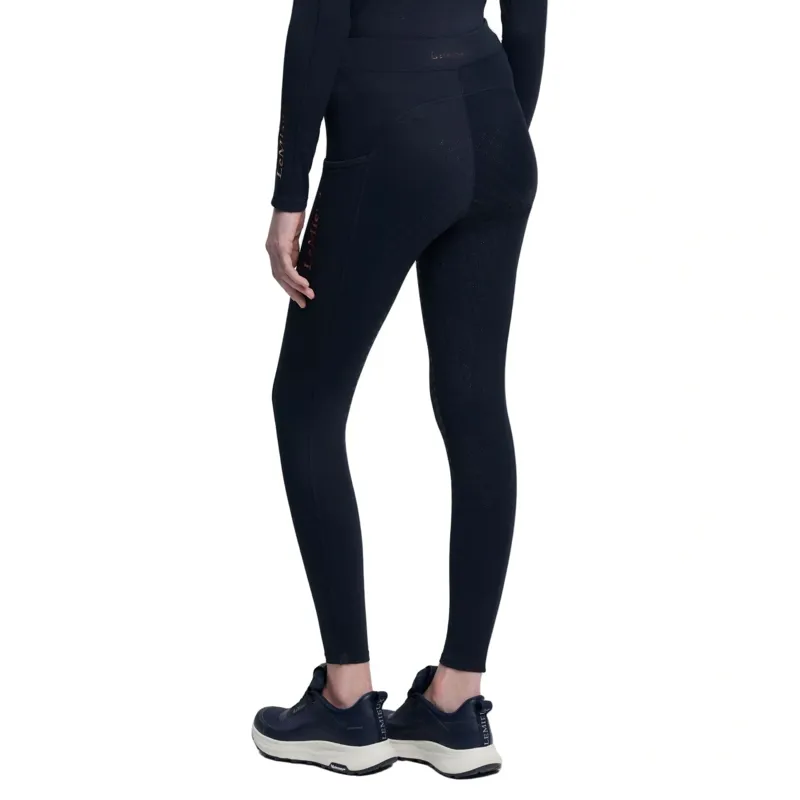 LeMieux Orla Young Rider Sparkle Pull-On Riding Tights - Navy-1