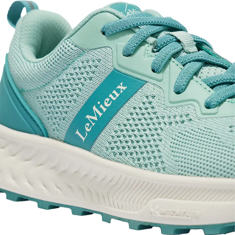 LeMieux Youth Trax Lite Junior Trainers - Aqua-5