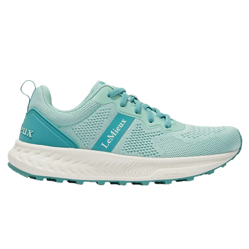 LeMieux Youth Trax Lite Junior Trainers - Aqua-4