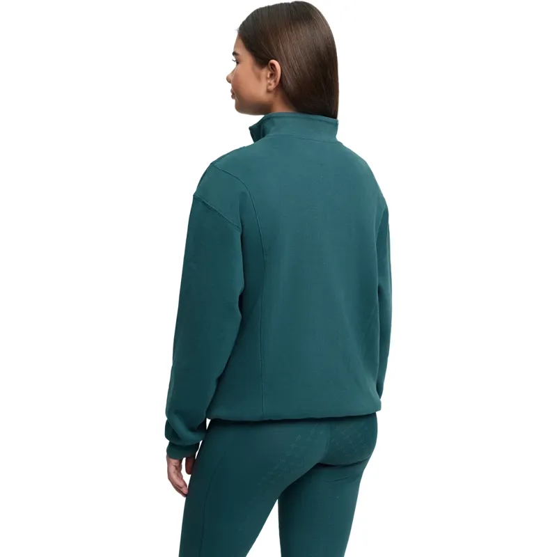 LeMieux Young Rider Vianne 1/4 Zip Sweatshirt - Jungle-1