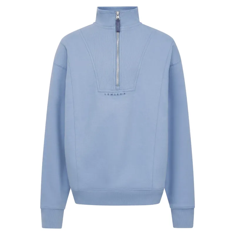 LeMieux Young Rider Vianne 1/4 Zip Sweatshirt - Powder Blue-2