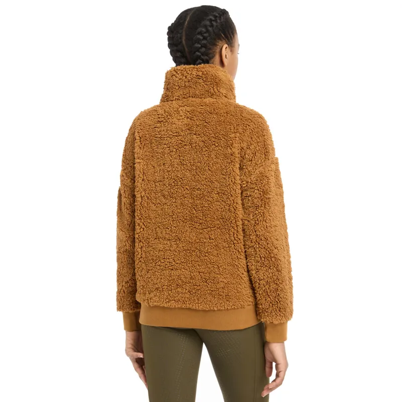 LeMieux Young Rider Tia Junior Teddy Fleece Jumper - Ginger-1