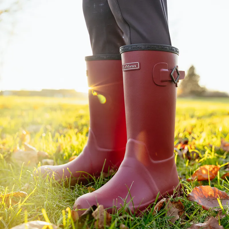 LeMieux Young Rider Ultra Stride Junior Wellies - Ember-1