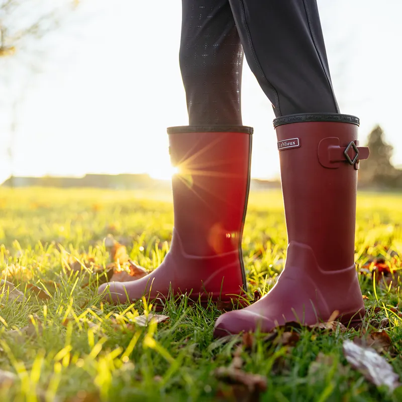 LeMieux Young Rider Ultra Stride Junior Wellies - Ember-5