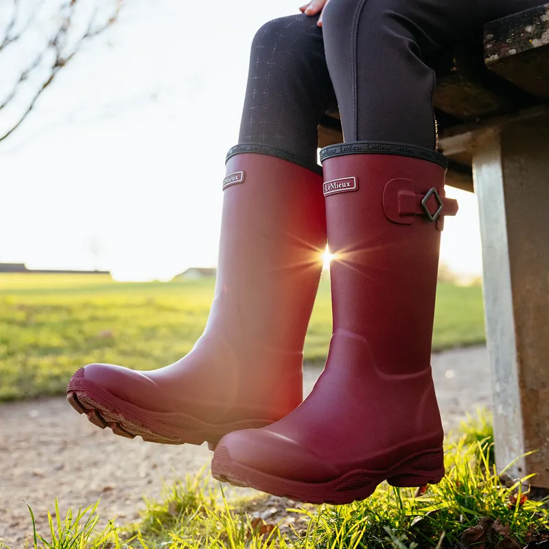 LeMieux Young Rider Ultra Stride Junior Wellies - Ember-7