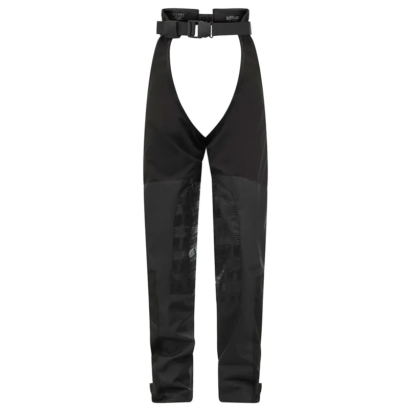 LeMieux Young Rider DryTex Stormwear Junior Waterproof Chaps - Black-1