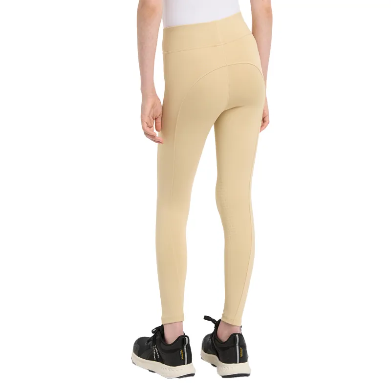 LeMieux Young Rider Knee Grip Junior Pull On Breeches - Beige-3