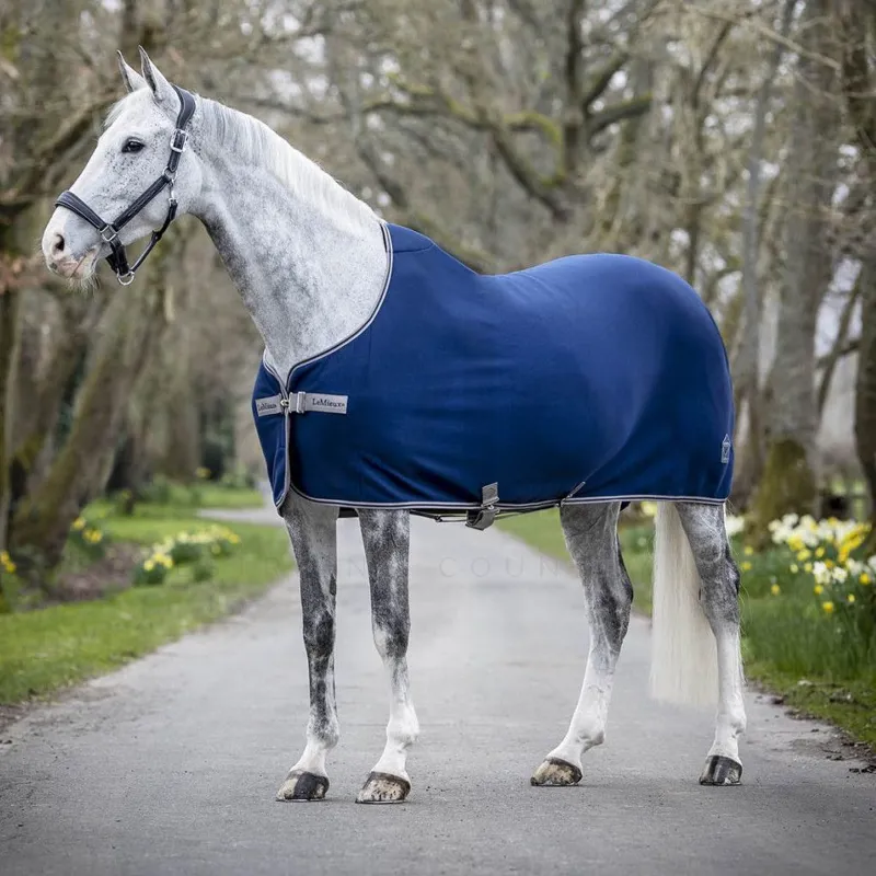 LeMieux Arika Jersey-Tek Fleece Rug - Navy-1