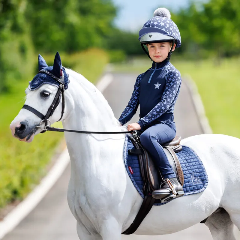 LeMieux Mini Fly Hood - Indigo-1