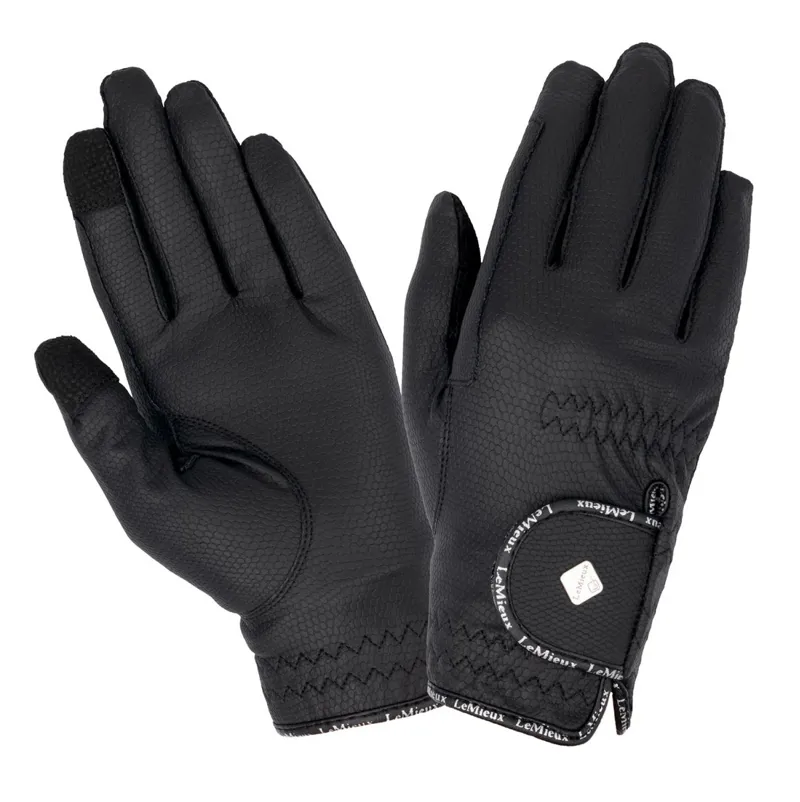 LeMieux Classic Junior Riding Gloves - Black