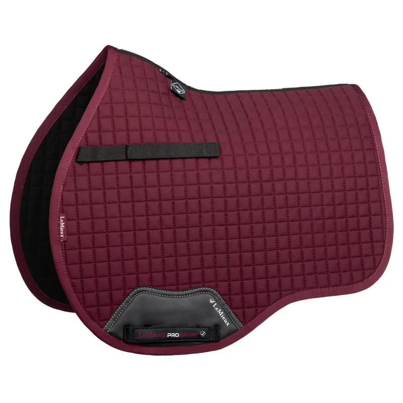 LeMieux ProSport Cotton GP Square Saddlecloth - Burgundy