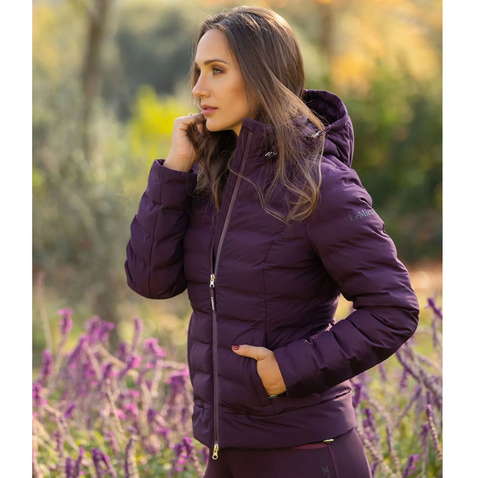 LeMieux Elize Ladies Waterproof Puffer Jacket Fig