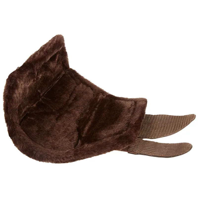 LeMieux Fleece Lined Brushing Boots - Brown-1