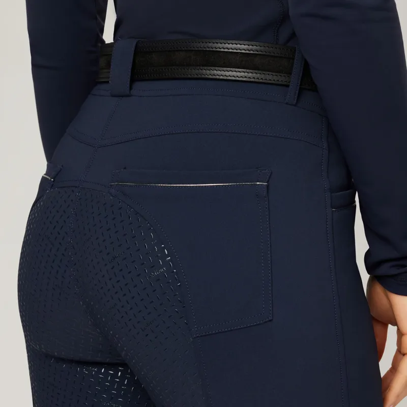 LeMieux Freya Pro Full Grip Ladies Breeches - Navy-2