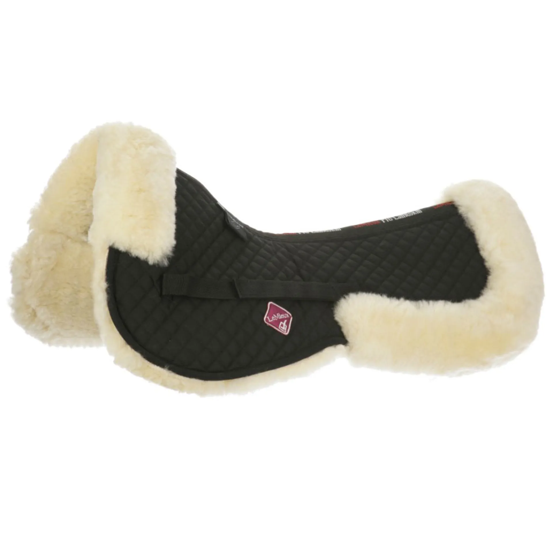 LeMieux Lambskin Half Pad Standard Natural/Black