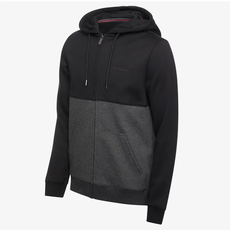 LeMieux Elite Zip-Through Mens Hoodie - Charcoal-3