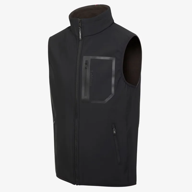LeMieux Elite Mens Fleece Gilet - Black-3