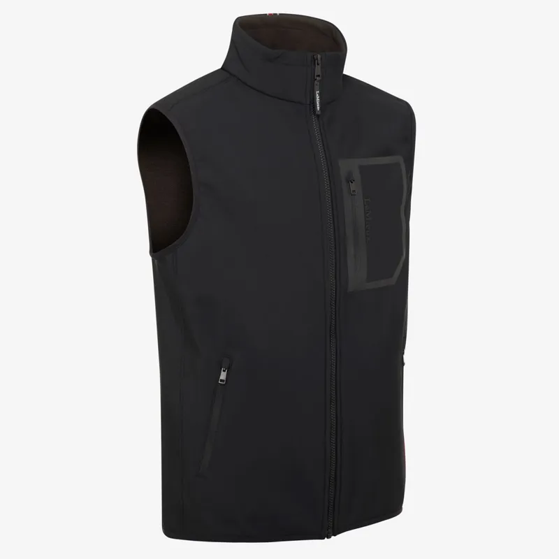 LeMieux Elite Mens Fleece Gilet - Black-1