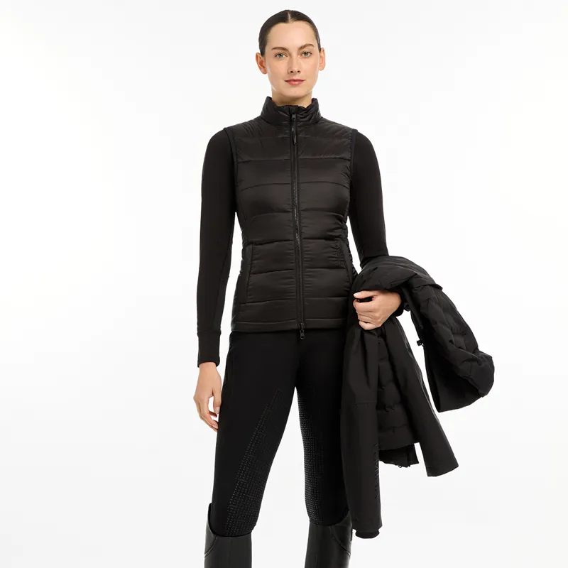 LeMieux Brooke Hybrid 3-in-1 Ladies Waterproof Jacket - Black-7