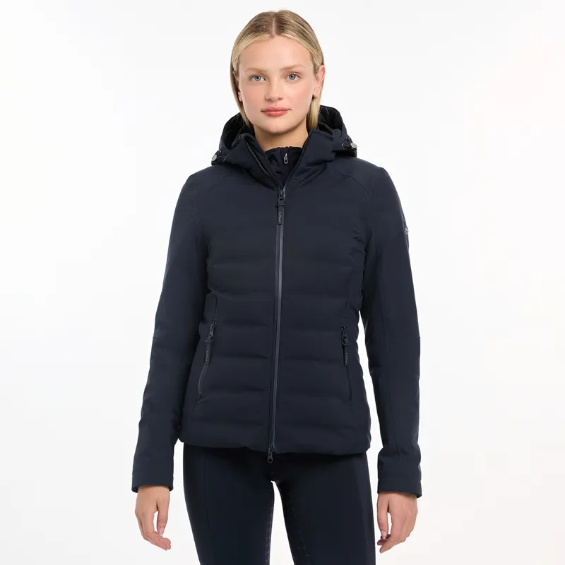 LeMieux Brooke Hybrid 3-in-1 Ladies Waterproof Jacket - Navy-4