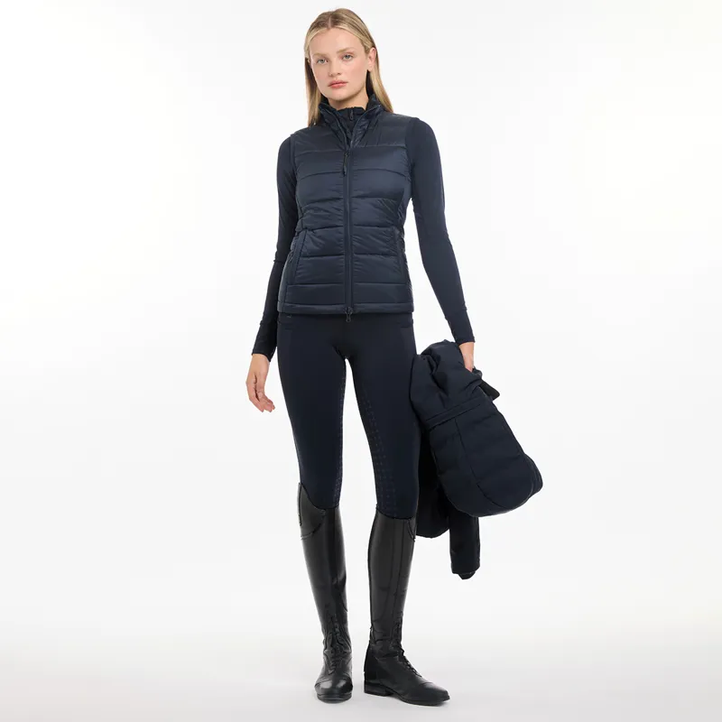 LeMieux Brooke Hybrid 3-in-1 Ladies Waterproof Jacket - Navy-8