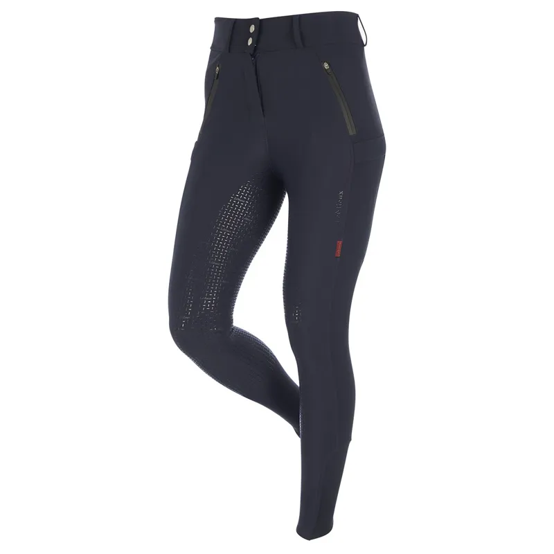 LeMieux DryTex Waterproof Full Grip Ladies Breeches - Navy