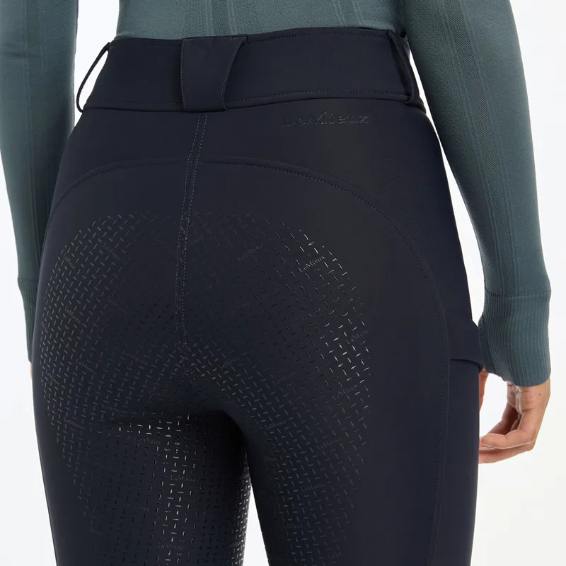 LeMieux DryTex Waterproof Full Grip Ladies Breeches - Navy-5