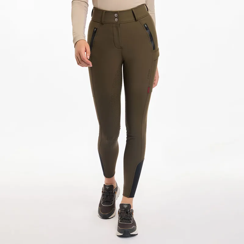 LeMieux DryTex Waterproof Full Grip Ladies Breeches - Alpine-2