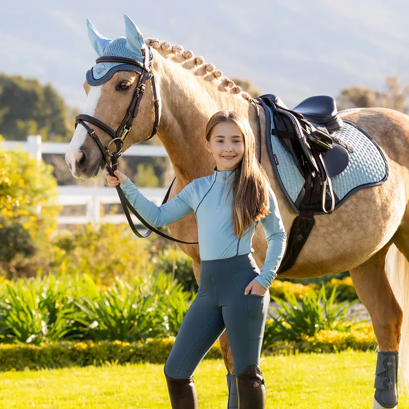 LeMieux Young Rider Junior Base Layer - Glacier-6