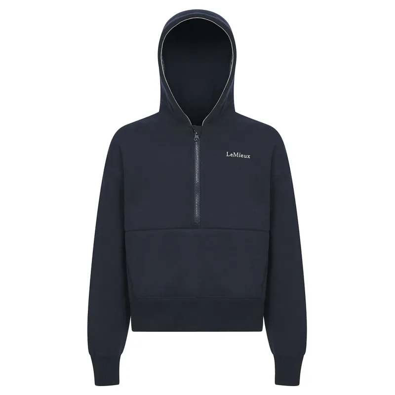 LeMieux Young Rider Hettie Quarter Zip Junior Hoodie - Navy