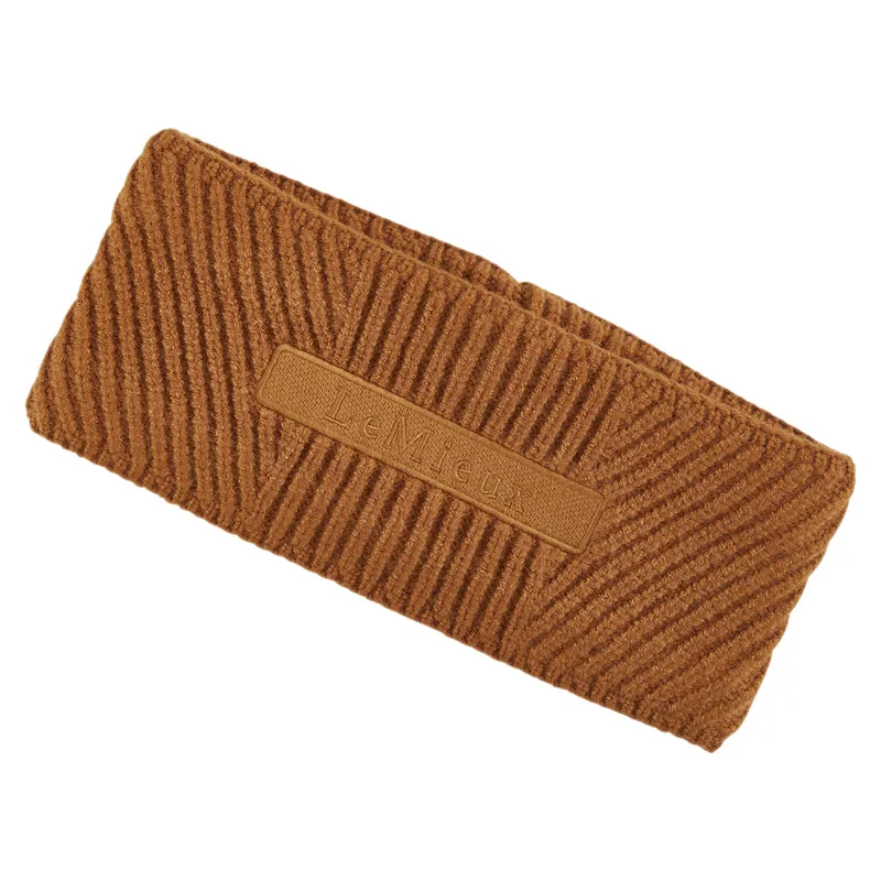 LeMieux Clara Cable Knit Headband - Ginger-1