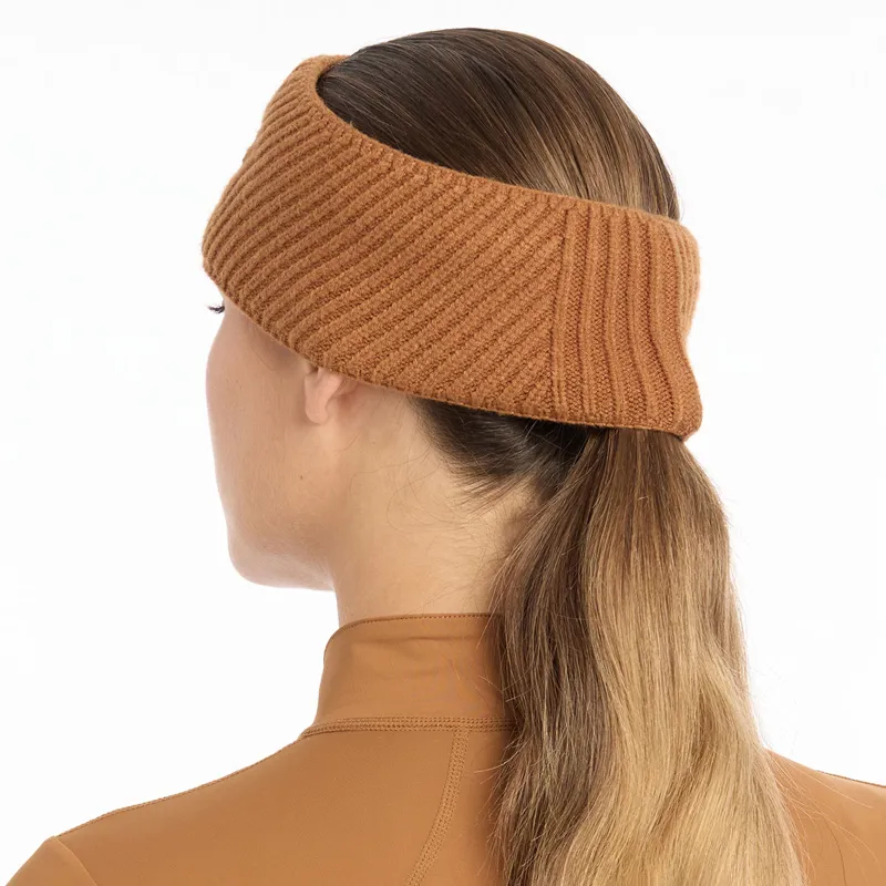 LeMieux Clara Cable Knit Headband - Ginger-2