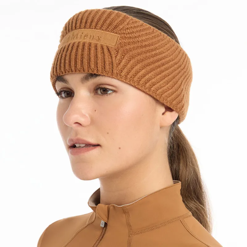 LeMieux Clara Cable Knit Headband - Ginger-3