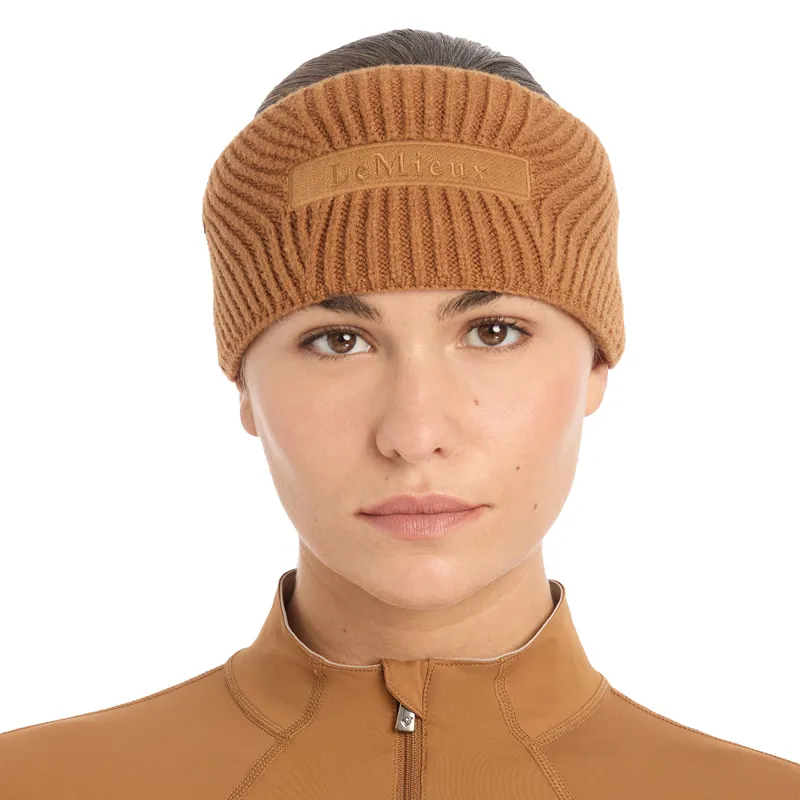 LeMieux Clara Cable Knit Headband - Ginger
