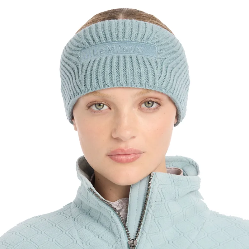 LeMieux Clara Cable Knit Headband - Glacier