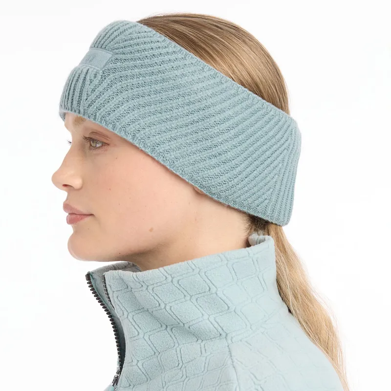 LeMieux Clara Cable Knit Headband - Glacier-3
