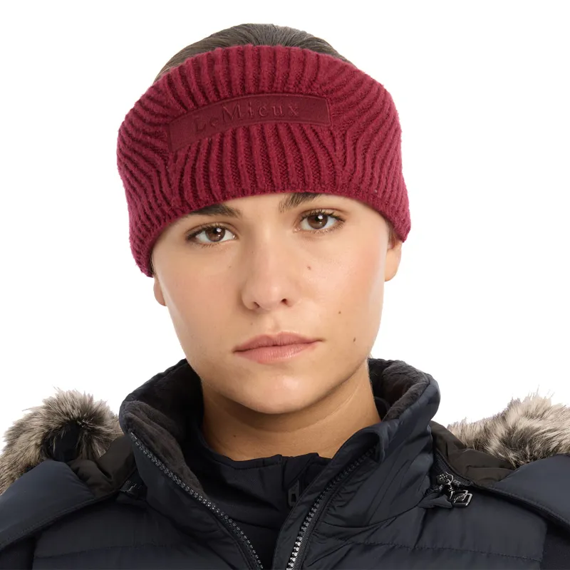 LeMieux Clara Cable Knit Headband - Ember