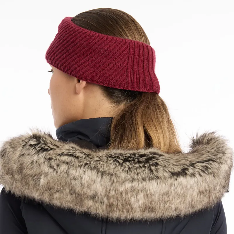 LeMieux Clara Cable Knit Headband - Ember-2