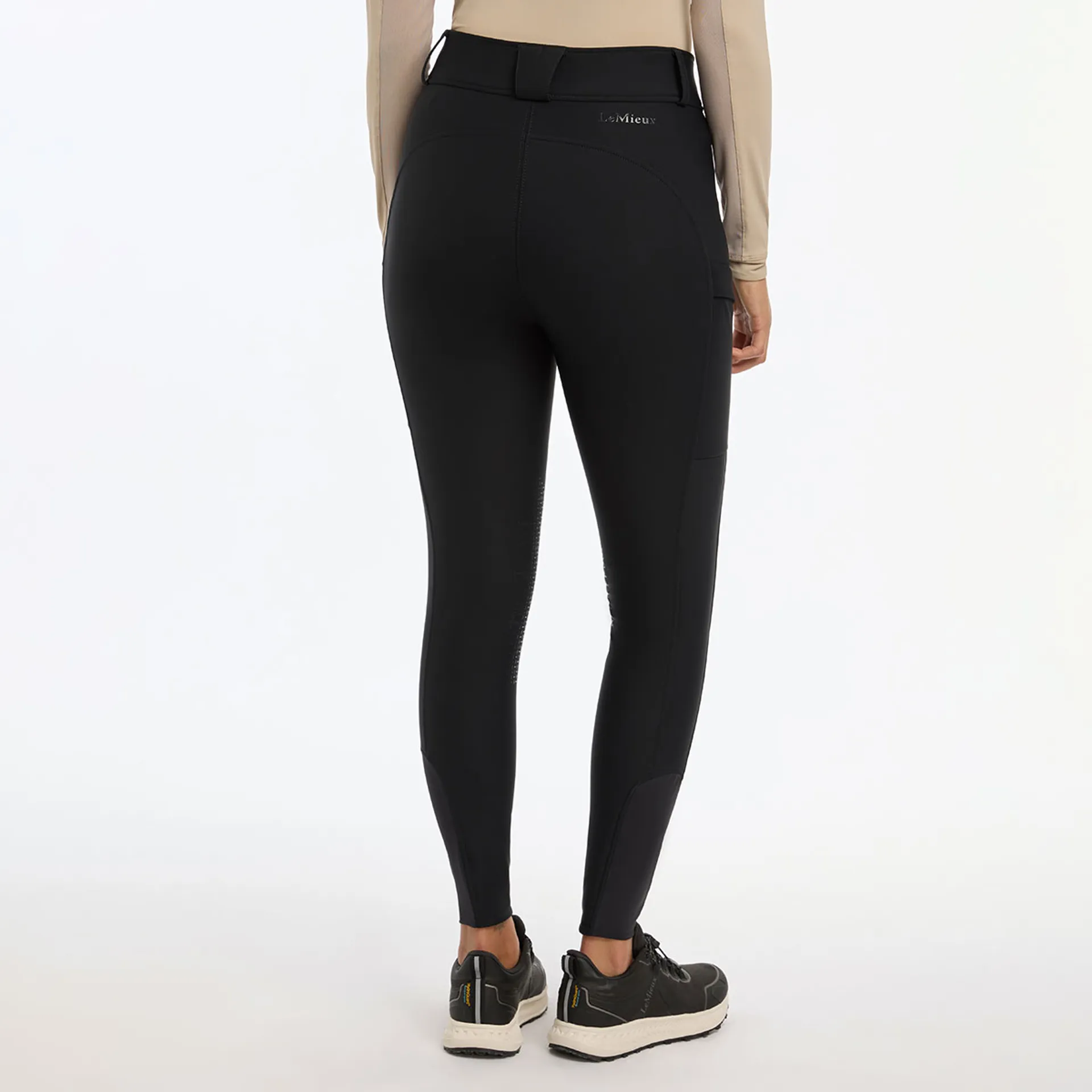 LeMieux DryTex Waterproof Knee Grip Ladies Breeches Black