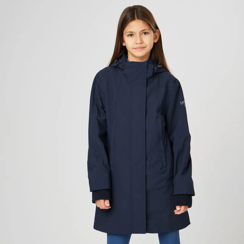 LeMieux Junior Pro Waterproof Coat - Navy-2