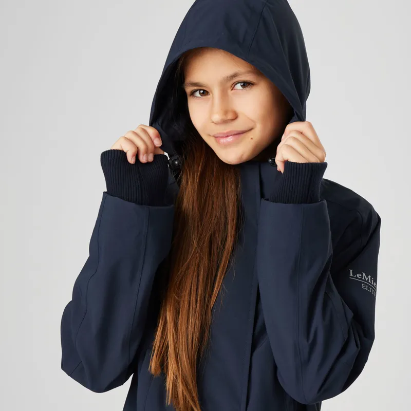 LeMieux Junior Pro Waterproof Coat - Navy-3