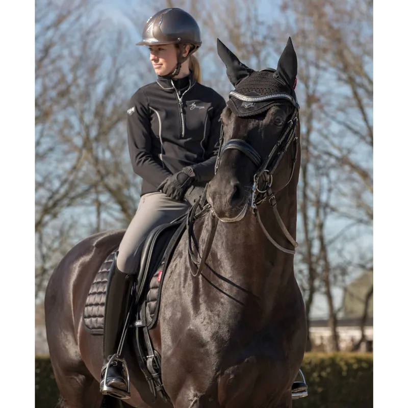 LeMieux Loire Fly Hood - Black-2