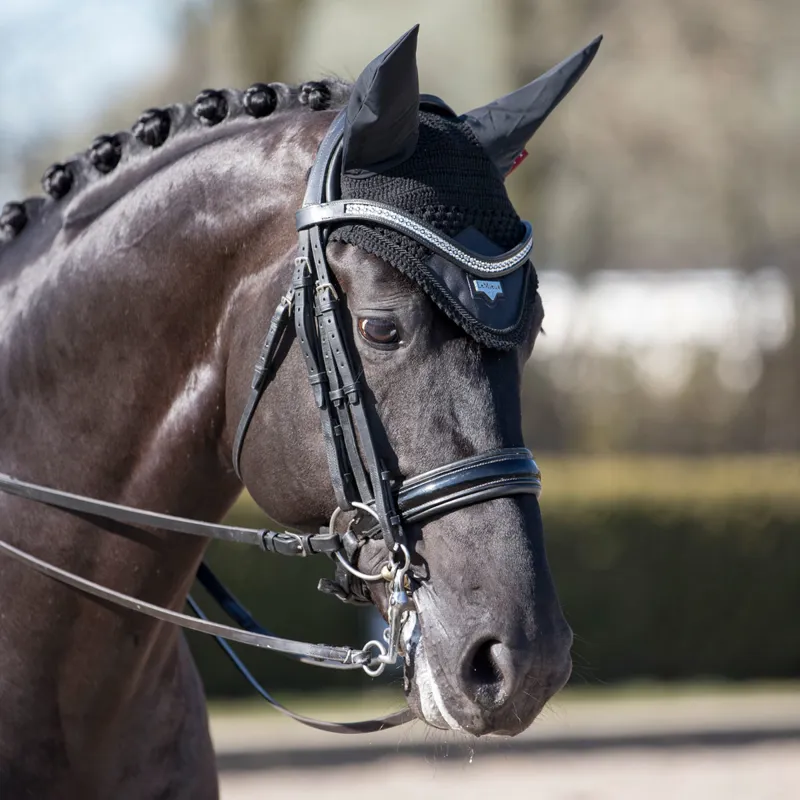 LeMieux Loire Fly Hood - Black-3