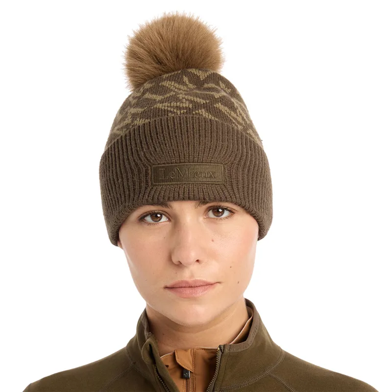 LeMieux Pom Pom Beanie Hat - Alpine-1