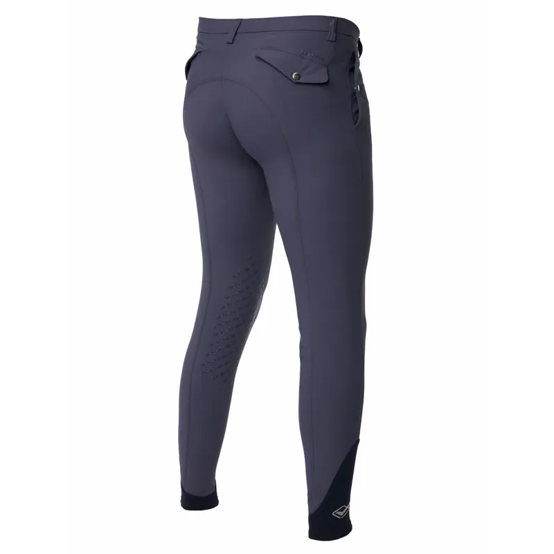 LeMieux Elite Classic Pleated Knee Grip Mens Breeches - Flint-2