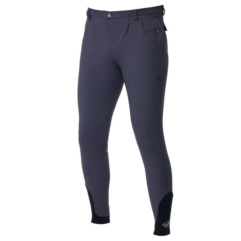 LeMieux Elite Classic Pleated Knee Grip Mens Breeches - Flint