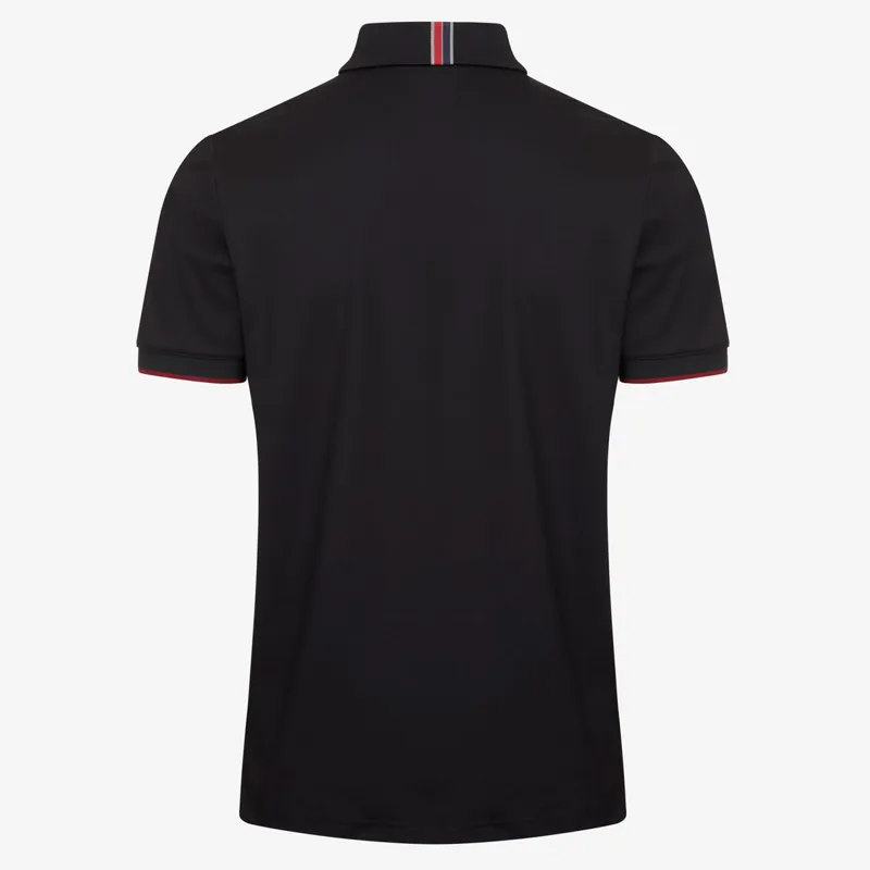 LeMieux Elite Mens Zip Polo Shirt - Black-2