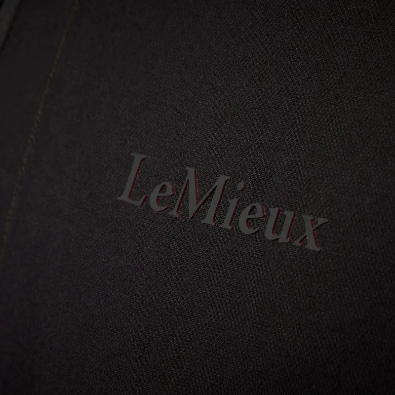 LeMieux Elite Mens Zip Polo Shirt - Black-4